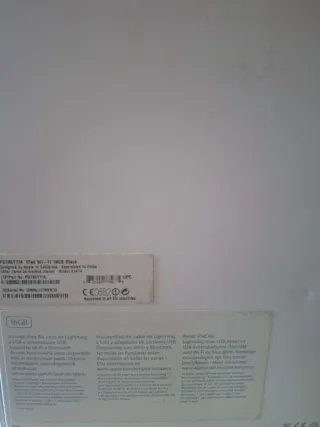 iPad Apple Gris/Plata