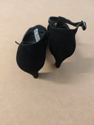 Scarpe Catwalk nere con strass