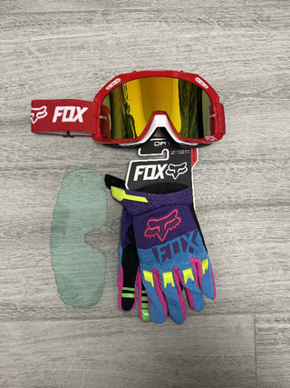 Pack FOX: Gafas + Guantes + Lente Extra 167
