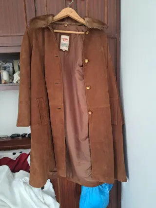 Abrigo EUSKAL PIL marrón