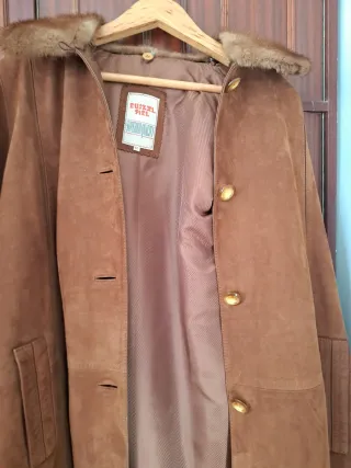 Abrigo EUSKAL PIL marrón