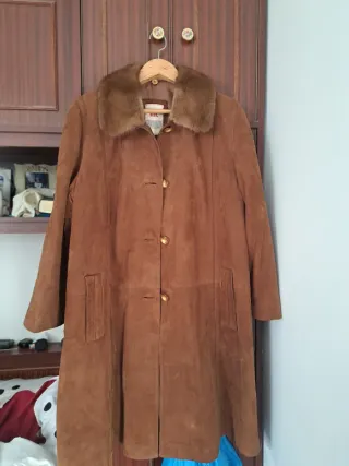 Abrigo EUSKAL PIL marrón