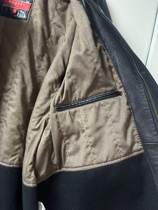 Chaquetón de cuero (piel)