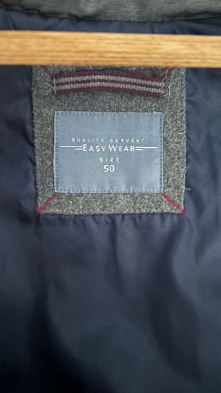 Cazadora Easy Wear gris hombre talla M