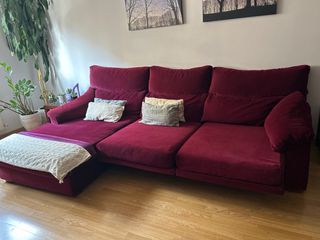 Sofá Chaiselongue Vino chenilla