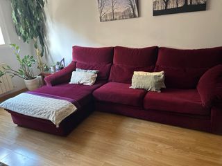 Sofá Chaiselongue Vino chenilla