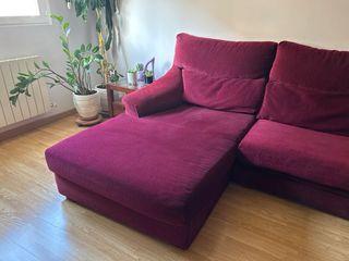 Sofá Chaiselongue Vino chenilla