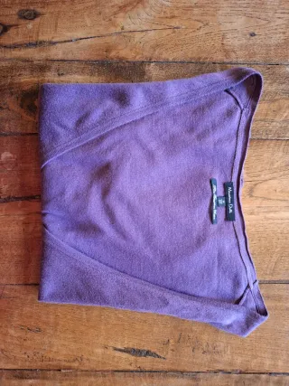 Chaqueta cárdigan Massimo Dutti Morado