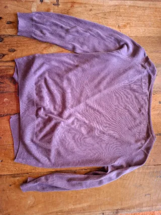 Chaqueta cárdigan Massimo Dutti Morado