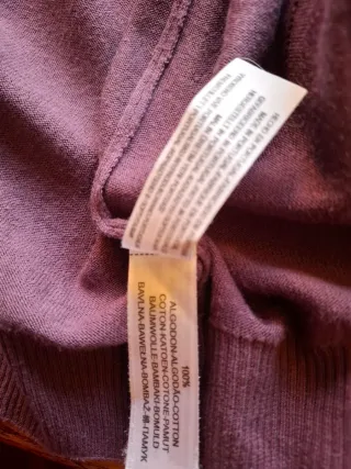 Chaqueta cárdigan Massimo Dutti Morado