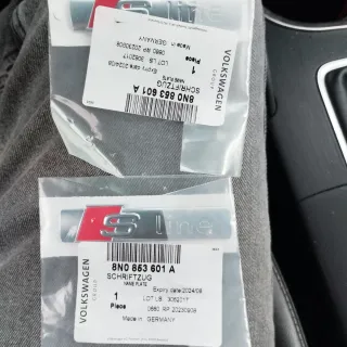 Insignias Audi S line originales