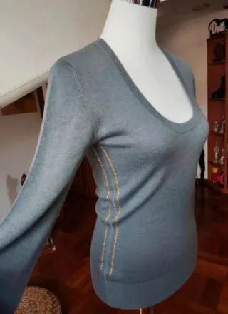 Maglione donna grigio. Marca Guru. Taglia S