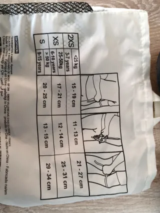 Protecciones Oxelo Set Talla S