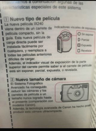 Canon IXUS M-1 Cámara Vintage Plata