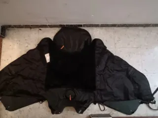 Manta Cubre Moto Negra