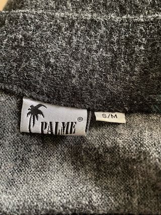 Abito Palme grigio multicolore