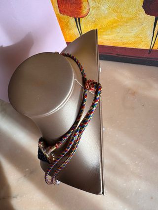 Collana Indiana 5 fili Zaffiro Blu