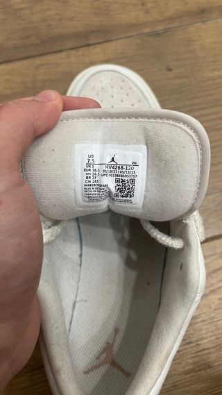 Nike Air Jordan 1 Low Beige/Blanco