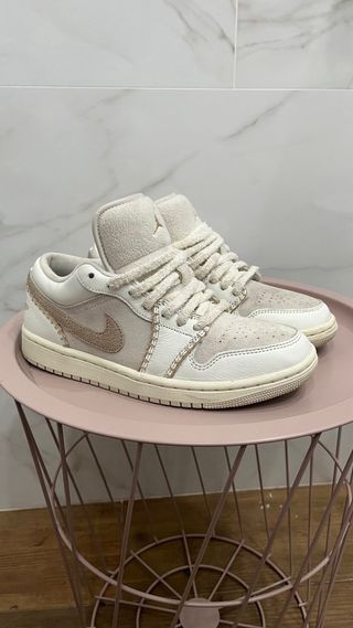 Nike Air Jordan 1 Low Beige/Blanco