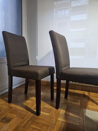 Conjunto 4 Sillas Comedor Tapizadas