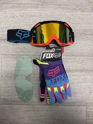 Pack FOX: Gafas + Guantes + Lente Extra 169