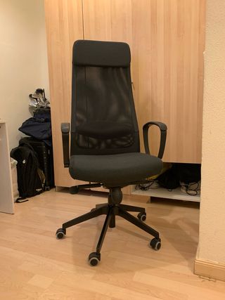 Silla de trabajo Ikea Markus Negra