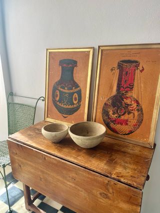 Coppia di quadri ad olio antichi