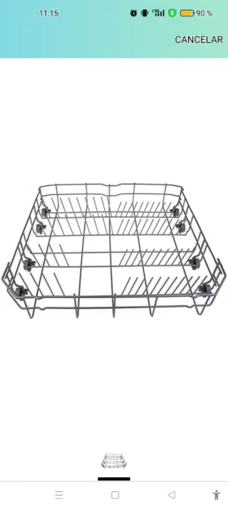 Cesta inferior Lavavajillas CORBERÓ,