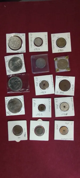 15 Monete Mondiali - Ottima Conservazione