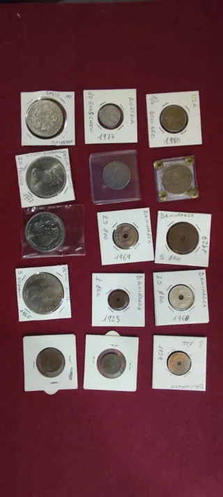 15 Monete Mondiali - Ottima Conservazione