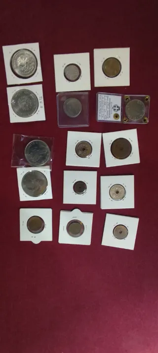 15 Monete Mondiali - Ottima Conservazione