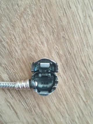 Pulsera Pandora Corazón 16cm Plata