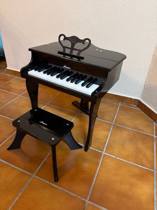 Piano Infantil Hape Madera Cola Negro