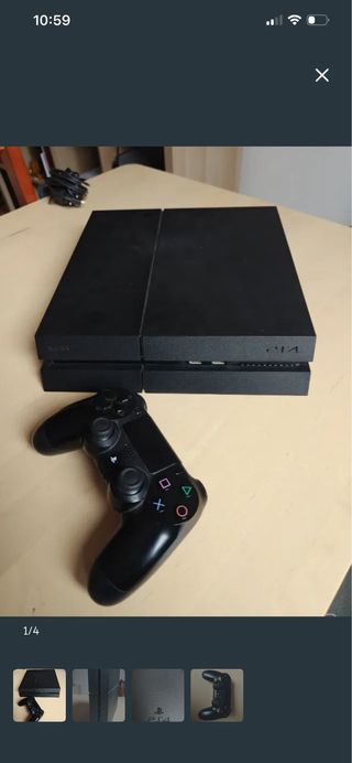 PS4 con Mando original , caja original y juegos