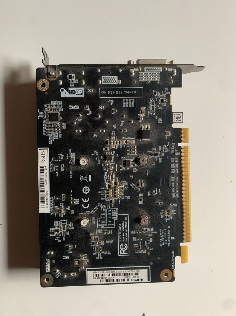 RX550 4GB Sapphire Tarjeta Gráfica afbeelding 4