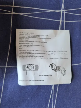 Cámara Web JOYACCESS Full HD 1080p con Micrófono