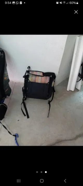 Trona portátil plegable