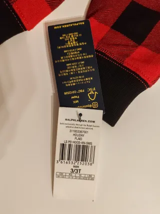 Felpa Ralph Lauren Polo Bear bimbo 3T – Nuova