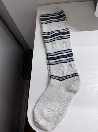 Traje de Saragüell verde y rosa