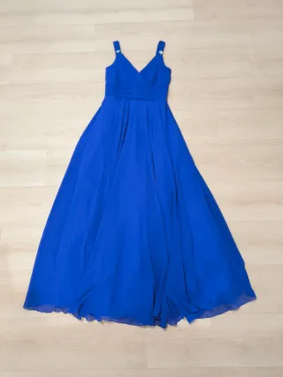 Vestido azul largo de fiesta