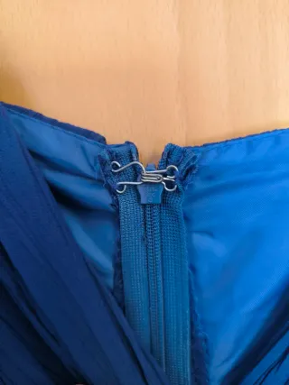 Vestido azul largo de fiesta