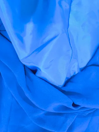 Vestido azul largo de fiesta