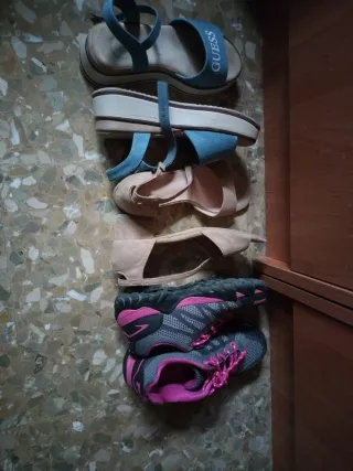 Lote 3 pares zapatos señora Guess