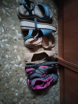 Lote 3 pares zapatos señora Guess