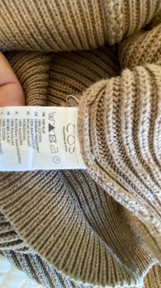 Jersey de punto marrón