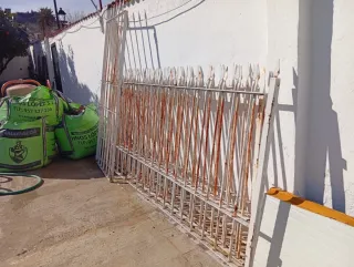 Rejas de forja y puerta