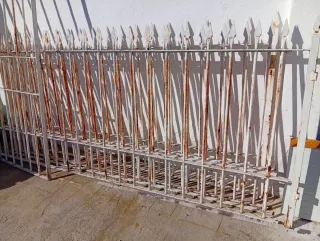 Rejas de forja y puerta