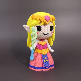 Figura Zelda Ganchillo