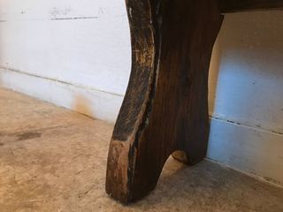 Panca 'Groenlandia' legno massello antico