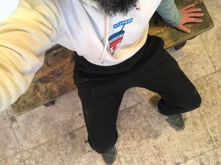 Panca 'Groenlandia' legno massello antico